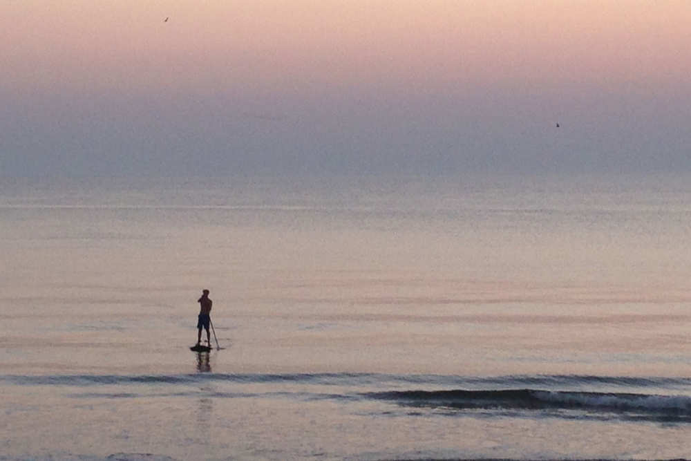 Supping on sea