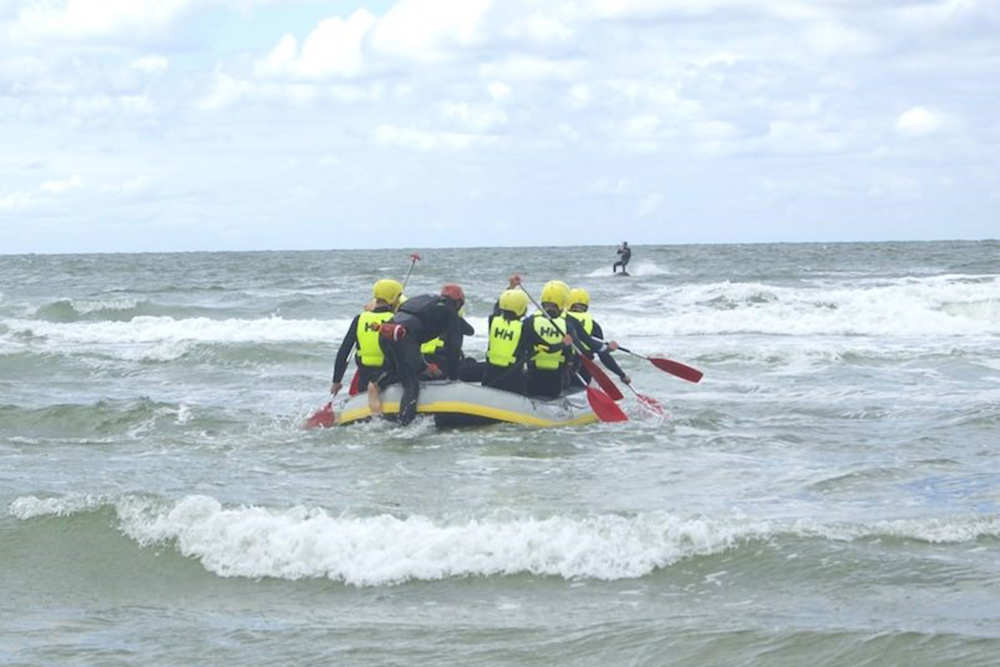 Beach Camps Texel, brandingkayakken